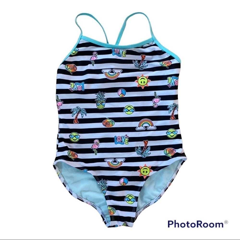 Wonder Nation One piece Girl Swimsuit M (7-8)